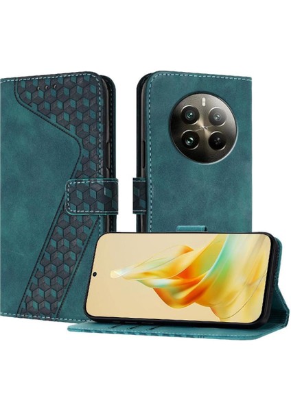 Realme 12 Pro Artı Flip Folio Manyetik Kart Yuvaları Için Telefon Kılıfı Kapak (Yurt Dışından)