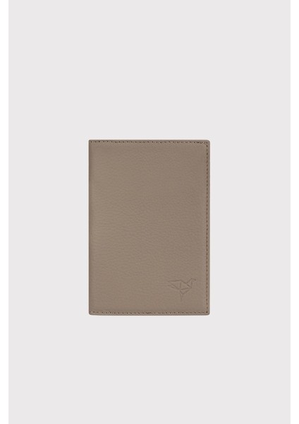 Passcase Kartlık Bölmeli Pasaport Kılıfı Bej