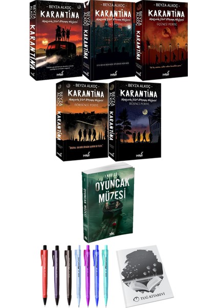 Karantina 5'Li - Oyuncak Müzesi + Kalem + Not Defteri