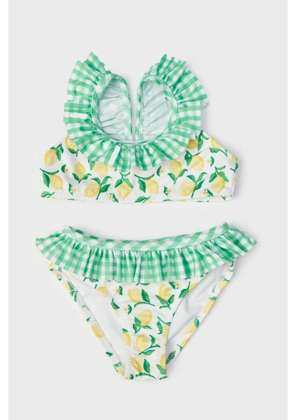 Bg Store Kız Bebek Desenli Bikini