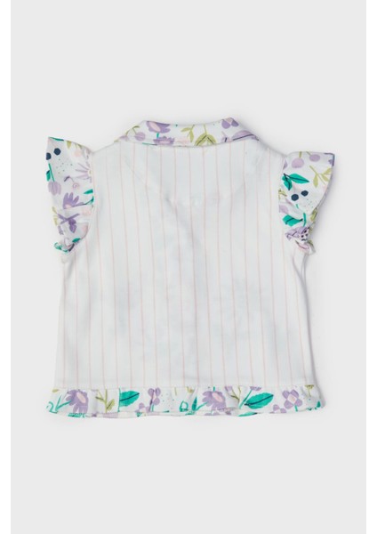 Bg Store Kız Bebek Desenli Pijama Takımı modelleri