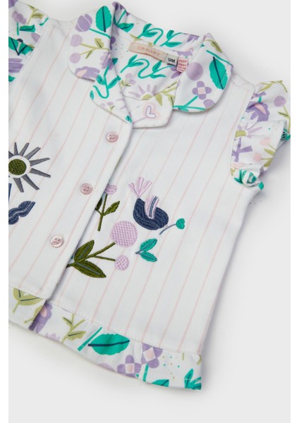 Bg Store Kız Bebek Desenli Pijama Takımı fırsatları