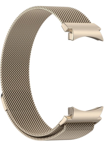 Samsung Galaxy Watch 6 Classic 40MM İle Uyumlu Metal Tel-Örgü İşlemeli Kordon