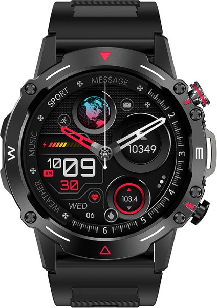 V0323 Amoled Outdoor Tank1, Bt Call, Spor Sağlık, IP68 Profesyonel Akıllı Saat fiyatları