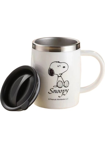 Snoopy Ev Kupası 304 Paslanmaz Çelik Su Bardağı (Yurt Dışından)