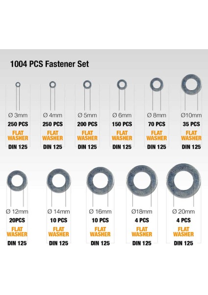 1004 Parça 12 Çeşit Din 125 Pul Seti - Takım Çantası Tk-10