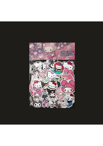 Hello Kitty Sticker Paketi/ Bullet Journal Defter Çıkartma Ajanda Laptop Etiket