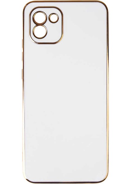 Samsung Galaxy A03 Kılıf Bark Kapak - Beyaz