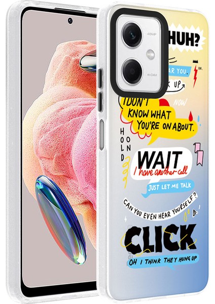 Xiaomi Redmi Note 12 4g Kılıf Desenli Dragon Sert Kapak - Kelimeler
