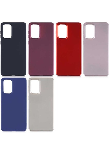 BLS Store Samsung Galaxy A73 Kılıf Premier Silikon Kapak - Saks Mavi