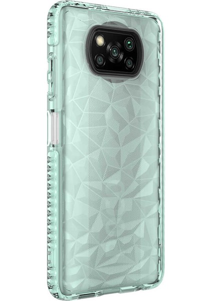 Xiaomi Poco X3 Kılıf Buzz Kapak - Yeşil