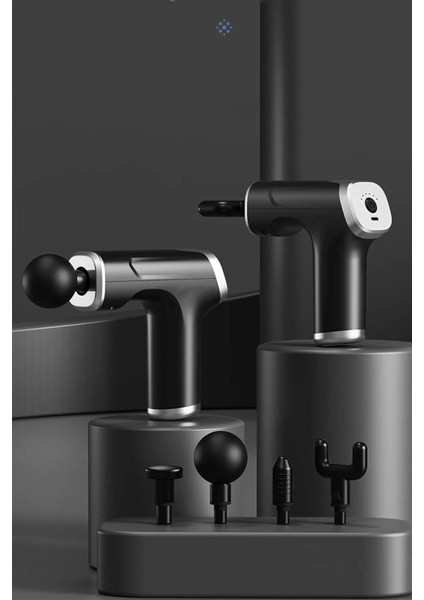 Tekno Trust Siyah Masaj Tabancası Glrtech-Kh800 4 Başlıklı