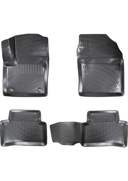 Rizline 3D Oto Paspas Siyah Renk Toyota C - Hr 2016 - 2023 ile Uyumlu