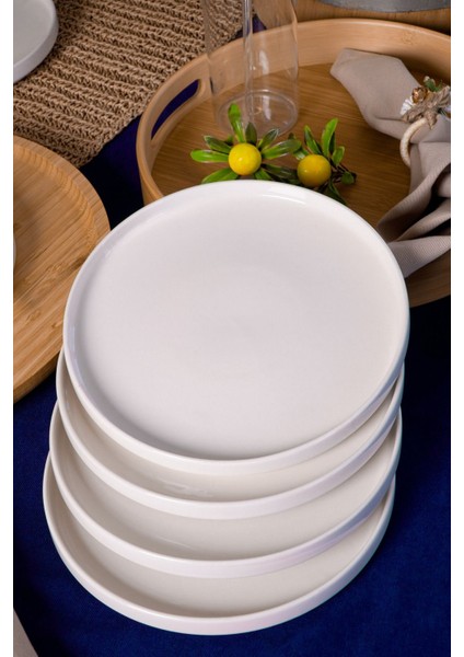 6'lı Venüs 20 cm Porselen Pasta ve Tatlı Tabağı Seti - Zarif ve Modern Tasarım fiyatları