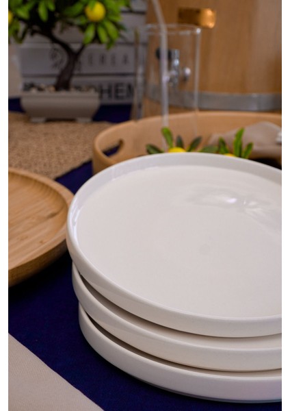 6'lı Venüs 20 cm Porselen Pasta ve Tatlı Tabağı Seti - Zarif ve Modern Tasarım modelleri