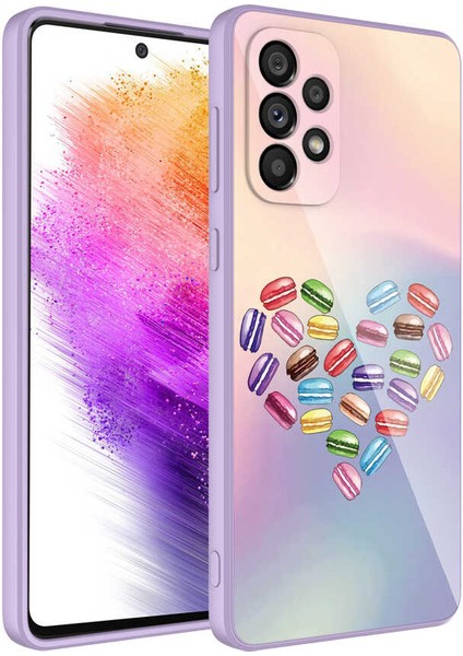 Samsung Galaxy A53 5g Kılıf Kamera Korumalı Desenli Sert Silikon Epoksi Kapak - No1