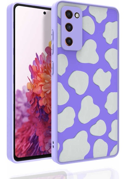 Samsung Galaxy S20 Fe Kılıf Desenli Kamera Korumalı Parlak Nora Kapak - No6