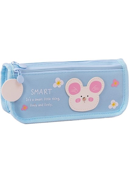 Kalem Çantası Basit Ilkokul Öğrencisi Sevimli Karikatür Büyük Kapasiteli Kırtasiye Çantası Kore Versiyonu Kalem Çantası (Yurt Dışından)