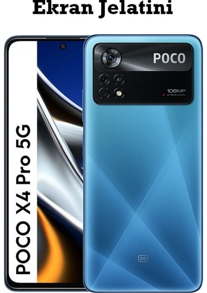 Xiaomi Poco X4 Pro 5g Uyumlu Ön Body Şeffaf Ultra Ekran Koruyucu Nano Jelatin