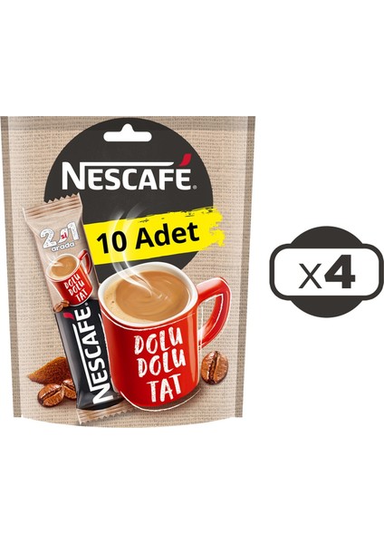 2 Si 1 Arada 10'lu Ekonomik Paket x 4 Adet