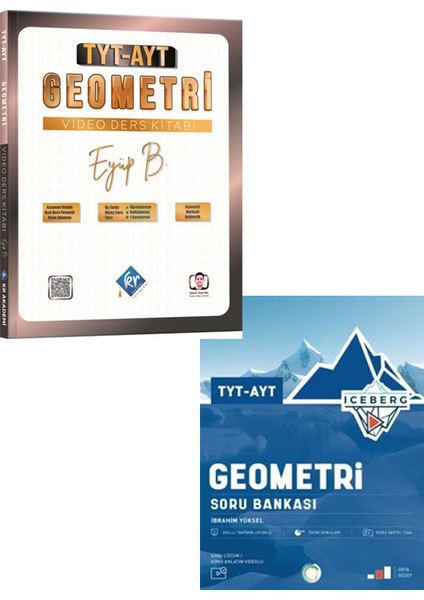 TYT-AYT Geometri Eyüp Hoca Video Ders Kitabı - Okyanus Yayınları TYT-AYT Geometri Soru Bankası