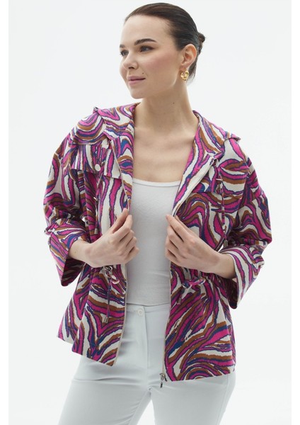 Kapüşonlu Kapak Cep Emprime Ceket modelleri