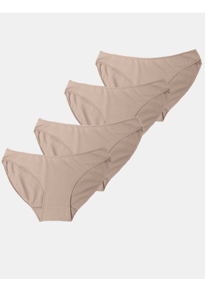 183 4'lü Paket Kadın Modal Düşük Bel Iz Yapmayan Slip & Külot