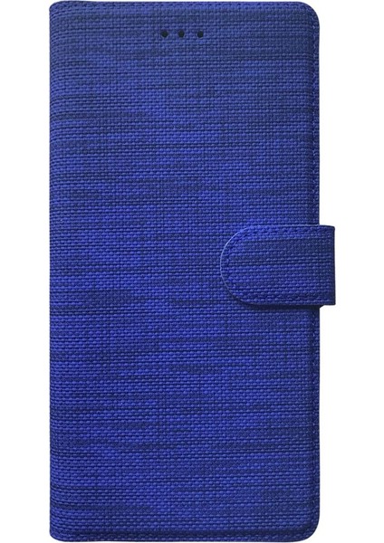 Xiaomi Redmi 9c Kılıf Cüzdan Kapaklı Kartlıklı Kumaş