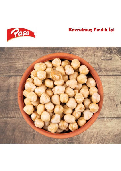 Paşa Kuruyemiş Kavrulmuş Fındık Içi 250 gr (Şeffaf Paket)