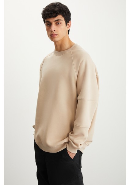 Johhny Erkek Vizon Sweatshirt