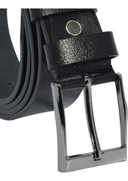 Siyah Büyük Beden Deri Düz Model 4 Cm. Genişlik Spor Erkek Kemer- 400-BATTAL modelleri