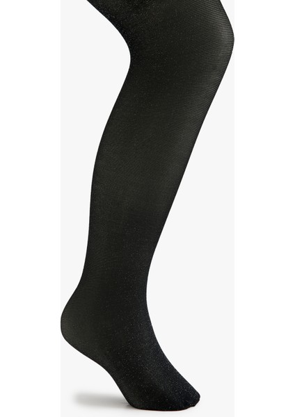 Simli Külotlu Çorap