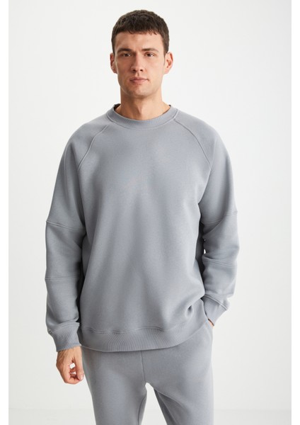 Johhny Erkek Mavi Sweatshirt