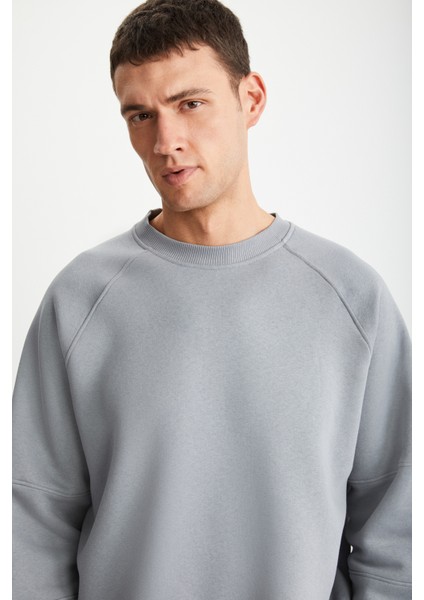 Johhny Erkek Mavi Sweatshirt