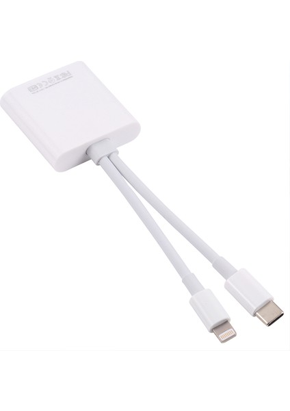 NK-101YST Pro Type-C-Lightning To Sd-Tf Kart Çevirici Adaptör