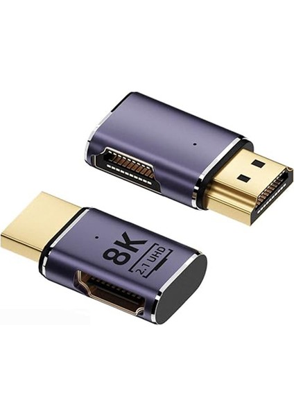 HDMI To HDMI 8k 2.1uhd Mıknatıs Başlıklı Çevirici Otg Adaptör