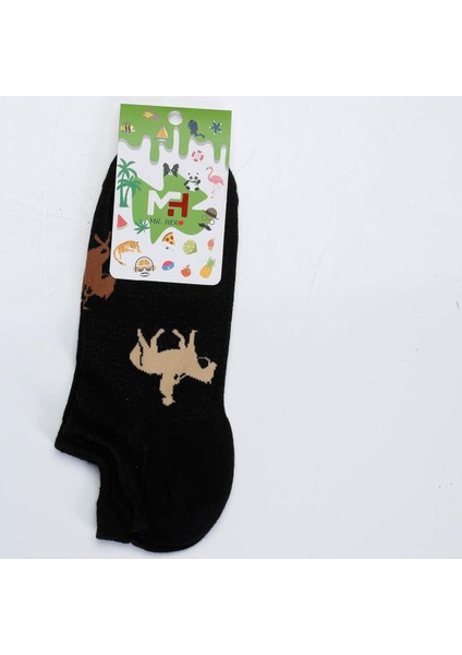 MRHERO Çok Renkli Vahşi Batı At Temalı Cotton Bootie Unisex Patik Renkli Çorap 1025-MH RENKLİ fiyatları