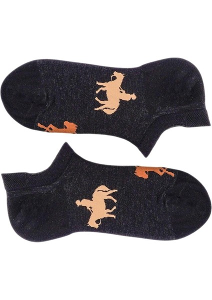 MRHERO Çok Renkli Vahşi Batı At Temalı Cotton Bootie Unisex Patik Renkli Çorap 1025-MH RENKLİ modelleri
