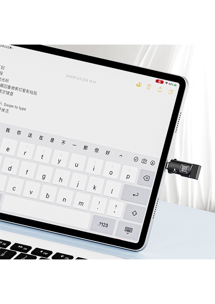 Type-C To USB + Tf Kart Çevirici Otg Adaptör