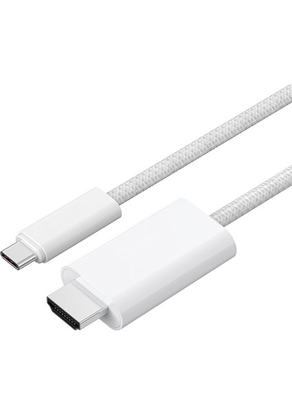 Type-C To HDMI Hdtv Dönüştürücü Adaptör (4k 60Hz) Kablo 1.8m