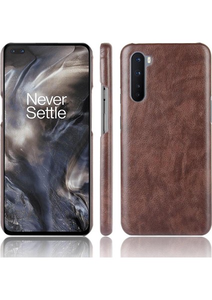 Oneplus Nord Retro Lychee Desen Uyumluluk Anti Kapak Için Retro Kılıf (Yurt Dışından)