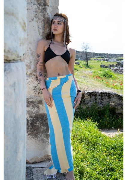 Sultan Serisi Organik Pamuk Peştemal Plaj Deniz Havlusu 90X180