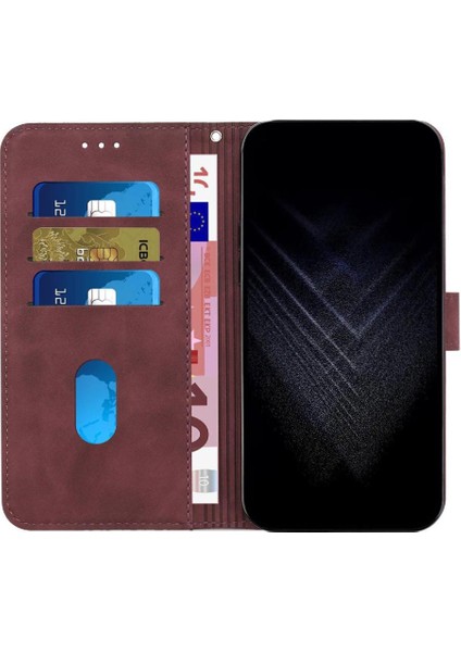 Oppo Phone 10 Pro 5g Için Telefon Kılıfı Cüzdan Kickstand Kart Yuvaları Kapak Çevirin (Yurt Dışından)