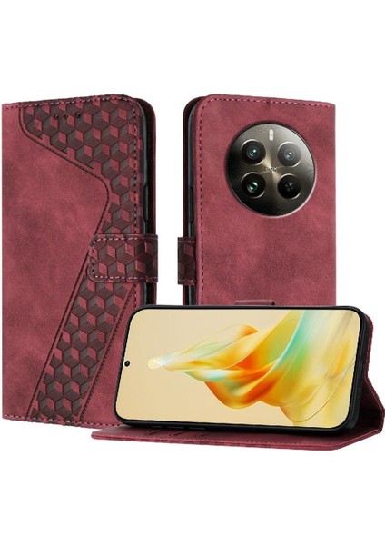 Mays Boutique Realme 12 Pro Artı Flip Folio Manyetik Kart Yuvaları Için Telefon Kılıfı Kapak (Yurt Dışından)