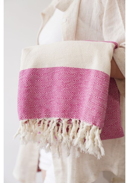 Organik Pamuk Elmas Serisi Peştemal Vücut Banyo Havlusu (90X180 Cm) fiyatları