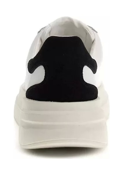 Erkek Elba Bağcıklı Beyaz Sneaker
