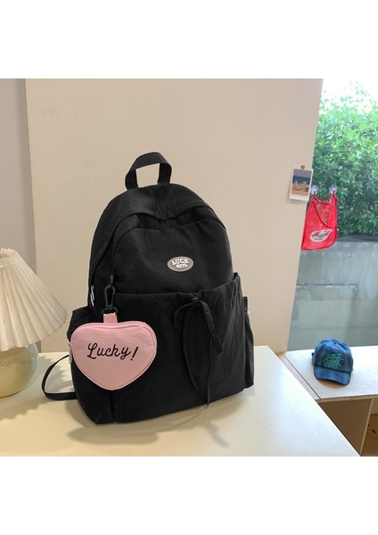 Çok Yönlü Dikiş, Kontrast Renkler, Gösterişli Sırt Çantası, Büyük Kapasite, Kızlar Için Basit Seyahat Su Geçirmez (Yurt Dışından)