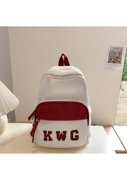 Seyahat Için Kontrast Renkli Sırt Çantası, Gündelik, Çok Yönlü, Erkekler ve Kadınlar Için Aynı Stil, Basit Dış Mekan Hafif Çanta (Yurt Dışından)