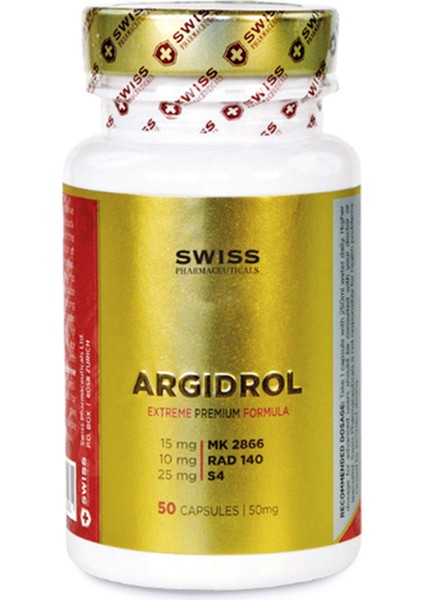 Swiss Supplement Argıdrol 3 Esterli 50 Capsul 3780*