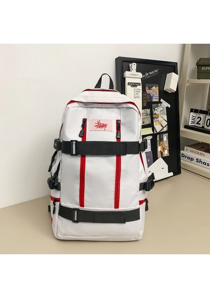 Erkekler ve Kadınlar Için Büyük Kapasiteli Sırt Çantası, Iş Için Çok Yönlü, Basit, Büyük Kapasiteli Spor Çantası (Yurt Dışından)